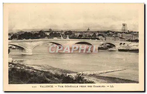 Cartes postales Valence Vue Generale Prise Des Granges