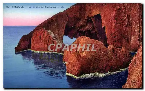 Cartes postales Theoule La Grotte de Gardanne