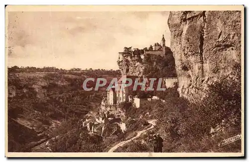Cartes postales En Quercy Rocamadour Vue generale au Levant