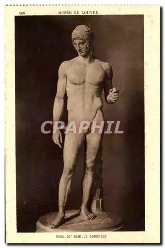 Cartes postales Musee Du Louvre Mars dit achille Borghese