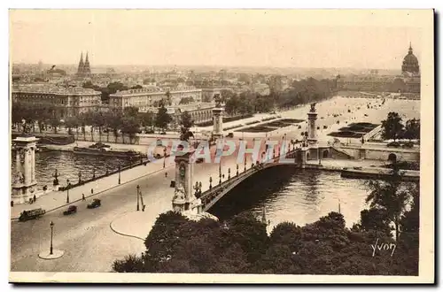 Ansichtskarte AK Paris En Flanant Le Pont alexandre III Et l&#39Esplanade Des Invalides Alexandre Bridge