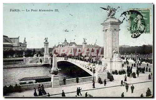 Cartes postales Paris Le Pont Alexandre III