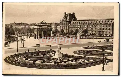 Ansichtskarte AK Paris En Flanant Place Du Carrousel