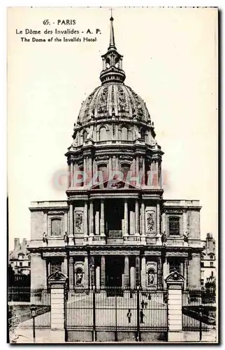 Cartes postales Paris Le Dome Des Invalides