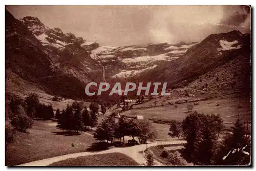 Ansichtskarte AK Gavarnie Vue Panoramique De La Vallee Et Du Cirque Au Fond