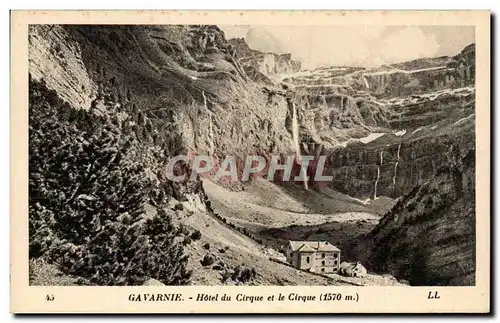 Cartes postales Gavarnie Hotel Du Cirque Et Le Cirque