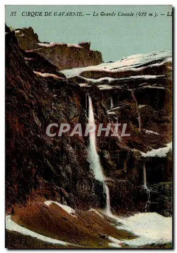 Cartes postales Cirque De Gavarnie La Grande Cascade