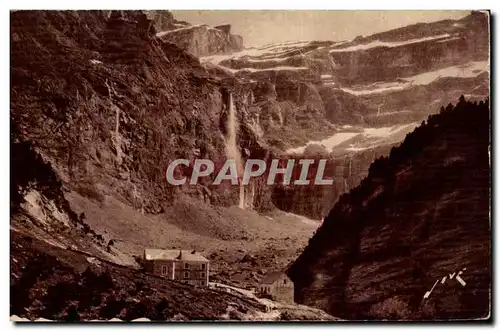 Cartes postales Gavarnie Le cirque et les cascades