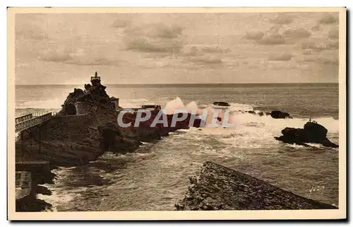 Cartes postales Biarritz Le Rocher De La Vierge