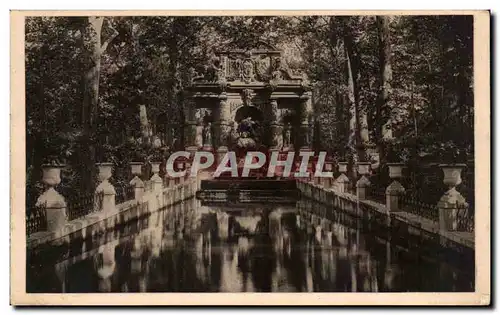 Cartes postales Paris Jardins Du Luxembourg Fontaine Medicis