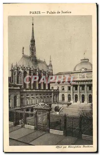 Cartes postales Paris Palais De Justice