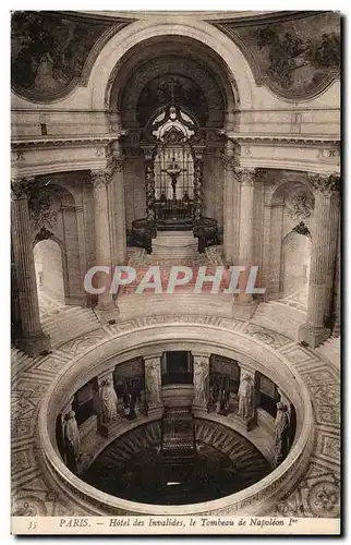 Cartes postales Paris Hotel Des Invalides Le Tombeau De Napoleon 1er