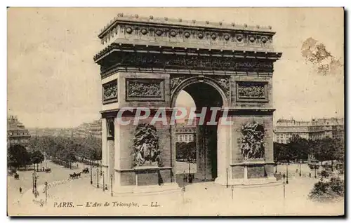 Cartes postales Paris L&#39Arc de Triomphe