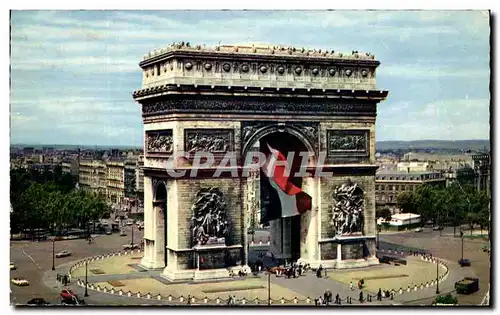 Cartes postales Paris L'Arc de Triomphe