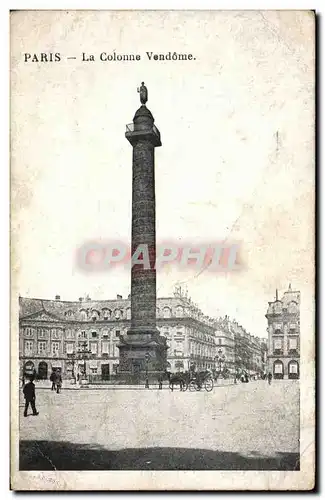 Cartes postales Paris La Colonne Vendome