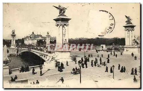 Cartes postales Paris Le Pont Alexandre III