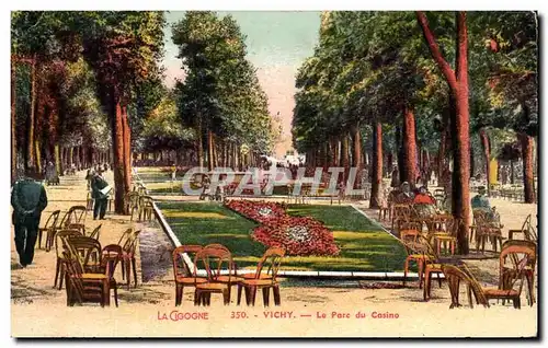 Cartes postales Vichy Le parc du Casino