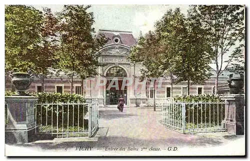 Cartes postales Vichy Entree Des Bains 2eme classe