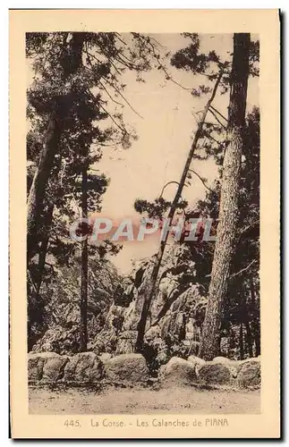 Cartes postales La Corse Les Calanches de Piana
