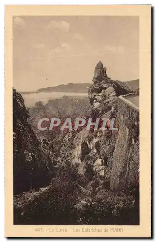 Ansichtskarte AK La Corse Les Calanches de Piana