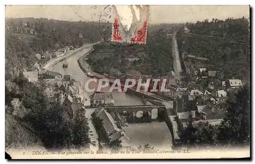 Ansichtskarte AK Dinan Vue generale sur la rance prise de la Tour Sainte Catherine