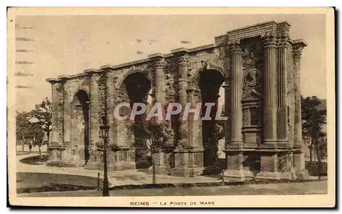 Ansichtskarte AK Reims La Porte De Mars