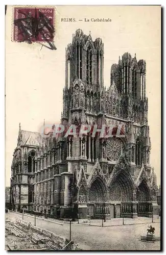 Cartes postales Reims la Cathedrale