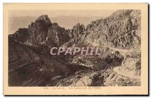 Ansichtskarte AK La Corse Les Calanches de Piana