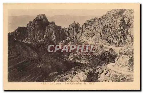 Cartes postales La Corse Les Calanches de Piana