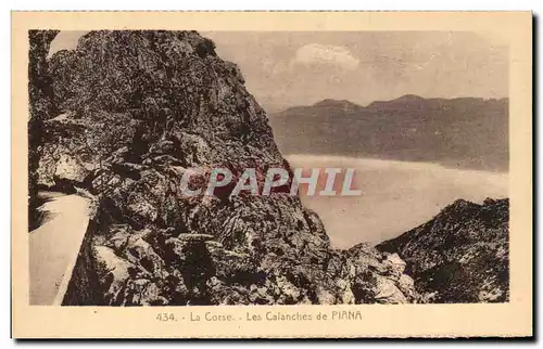Cartes postales La Corse Les Calanches de Piana