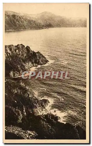 Cartes postales Porto Murailles d'un rouge eclatant bordant le Golfe