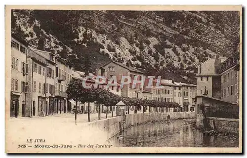 Ansichtskarte AK Le Jura Morez du Jura Rue des Jardins