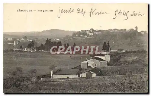 Cartes postales Perouges Vue Generale
