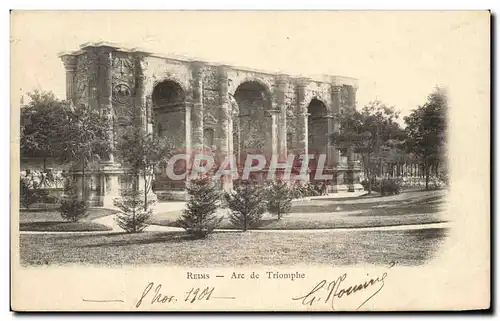 Ansichtskarte AK Reims Arc de Triomphe