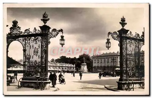 Cartes postales Nancy Place Stanislas et Grilles Jean Lamour