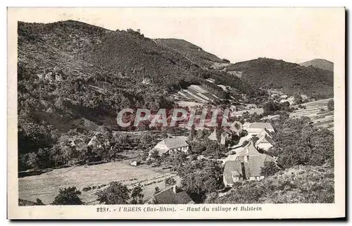 Cartes postales Urbeis Haut du village et Bilstein