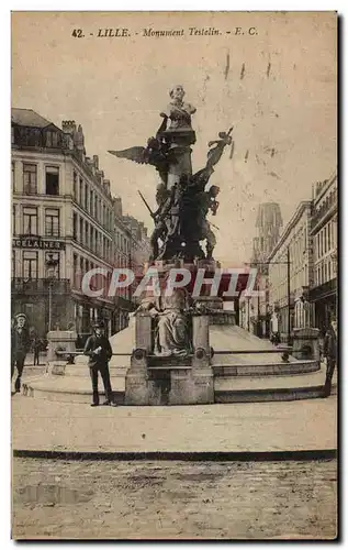 Cartes postales Lille Monument Testelin