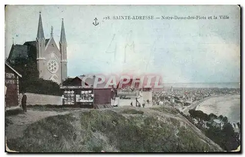 Cartes postales Saint Adresse Notre Dame Des Flots Et La Ville