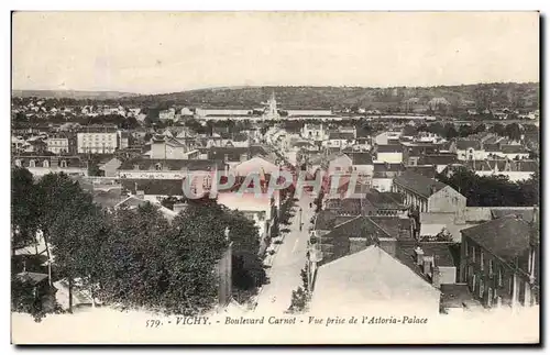 Cartes postales Vichy Boulevard Carnot Vue Prise De l&#39Astoria Palace