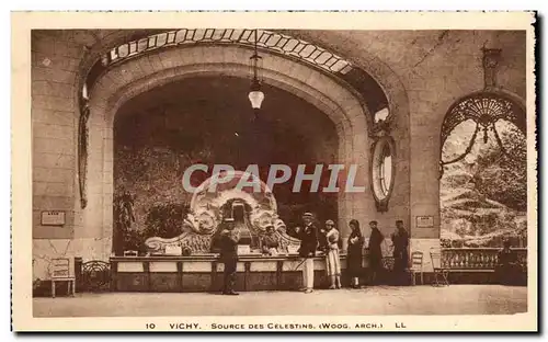 Cartes postales Vichy Source Des Celestins