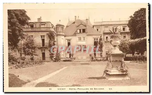 Cartes postales Vichy Hotel Pavillon De Sevigne