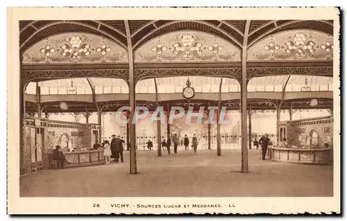 Cartes postales Vichy Sources Lucas Et Masdames