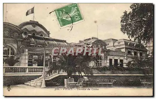 Cartes postales Vichy Terrasse du Casino