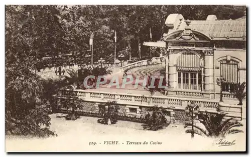 Cartes postales Vichy Terrasse du Casino