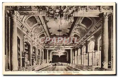 Cartes postales Vichy Salle des Fetes Grand Casino