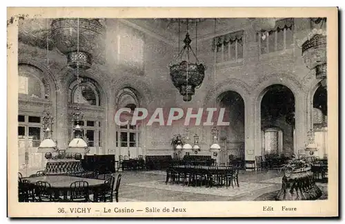 Cartes postales Vichy Le Casino Salle de Jeux