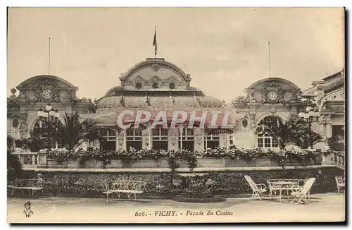 Cartes postales Vichy Facade du Casino