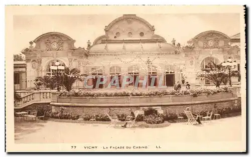 Cartes postales Vichy La Facade Du Casino