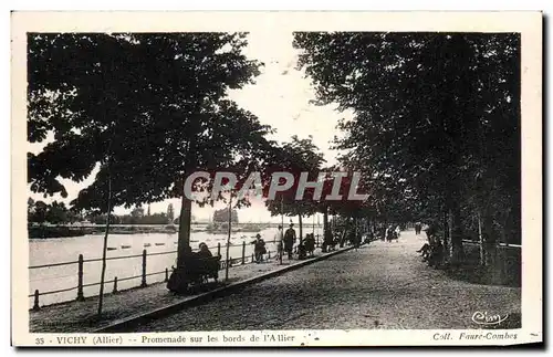 Cartes postales Vichy Primenade sur les bords de I&#39Allier