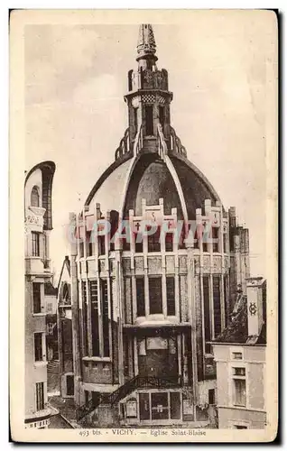 Cartes postales Vichy Eglise Saint Blaise